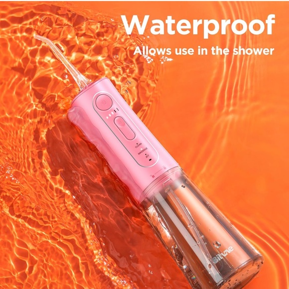 New Bitvae C5 Water Flosser Teeth Picks, Cordless Portable Oral Irrigator, Pink - Picture 5 of 7